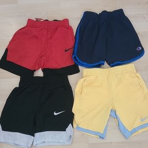 Nike Kids Shorts - Red, Black, Yellow